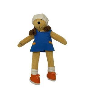 Vintage Paddington Plush My Little Ann Bear Jumper hat yarn Sri Lanka Stuffed